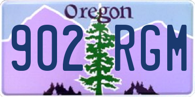 OR license plate 902RGM