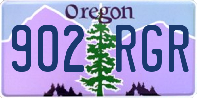 OR license plate 902RGR