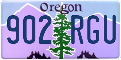 OR license plate 902RGU