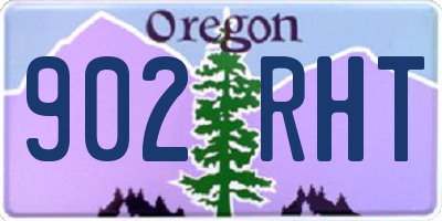 OR license plate 902RHT