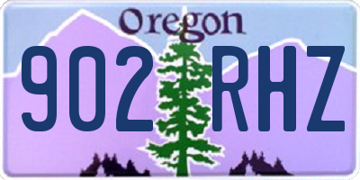 OR license plate 902RHZ