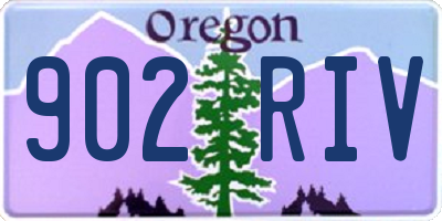 OR license plate 902RIV