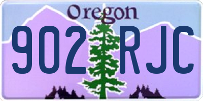 OR license plate 902RJC