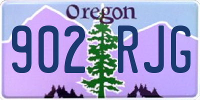 OR license plate 902RJG