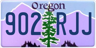 OR license plate 902RJJ