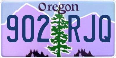 OR license plate 902RJQ