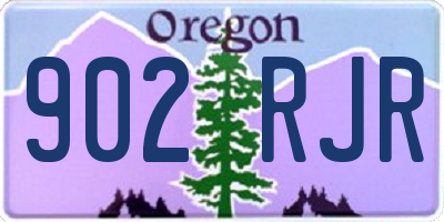 OR license plate 902RJR