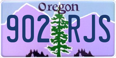 OR license plate 902RJS