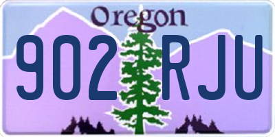 OR license plate 902RJU