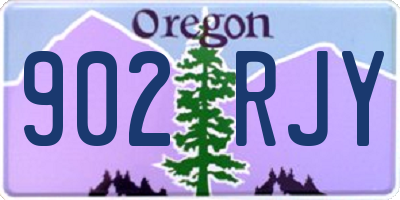 OR license plate 902RJY