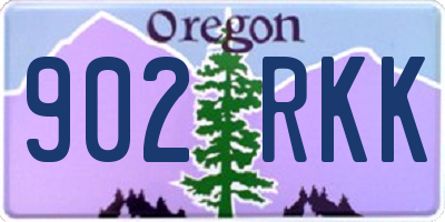 OR license plate 902RKK
