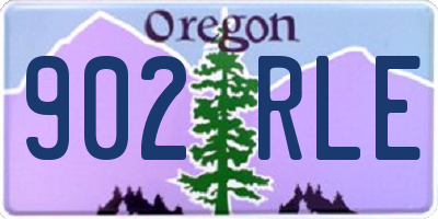 OR license plate 902RLE