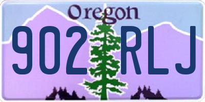 OR license plate 902RLJ
