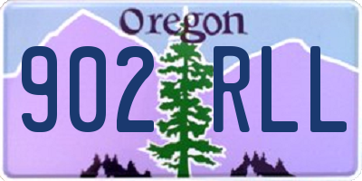 OR license plate 902RLL