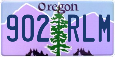 OR license plate 902RLM