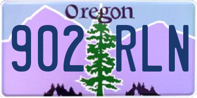 OR license plate 902RLN