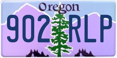 OR license plate 902RLP