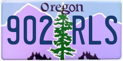 OR license plate 902RLS