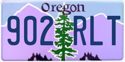 OR license plate 902RLT