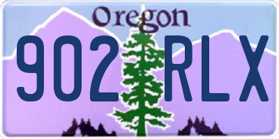 OR license plate 902RLX