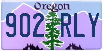 OR license plate 902RLY