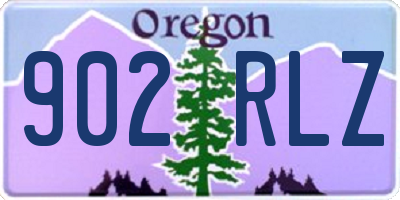 OR license plate 902RLZ