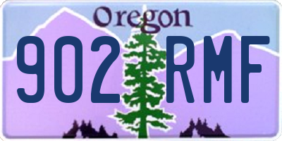 OR license plate 902RMF