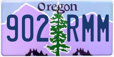 OR license plate 902RMM