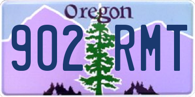 OR license plate 902RMT