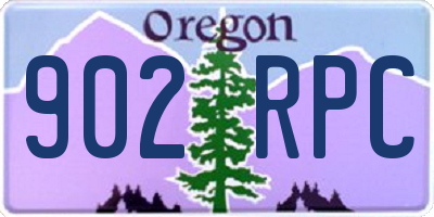 OR license plate 902RPC