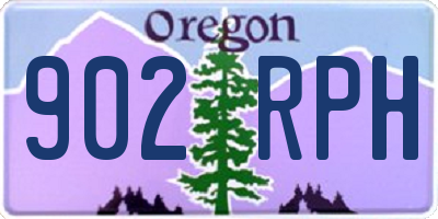 OR license plate 902RPH