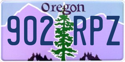 OR license plate 902RPZ
