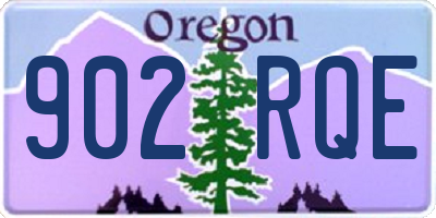 OR license plate 902RQE