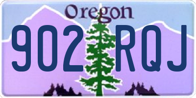 OR license plate 902RQJ