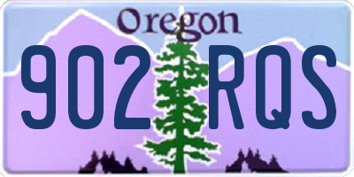 OR license plate 902RQS