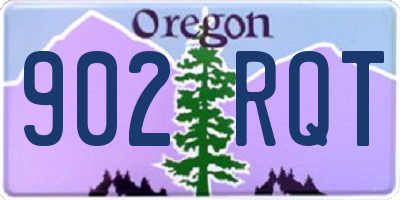 OR license plate 902RQT
