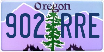OR license plate 902RRE