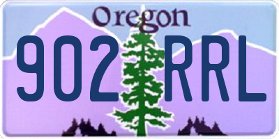 OR license plate 902RRL