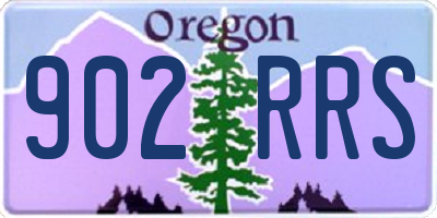 OR license plate 902RRS