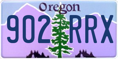 OR license plate 902RRX