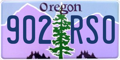 OR license plate 902RSO