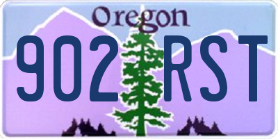 OR license plate 902RST