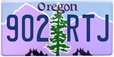 OR license plate 902RTJ