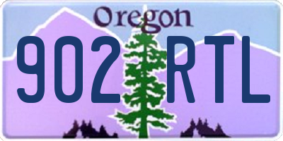 OR license plate 902RTL