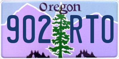OR license plate 902RTO