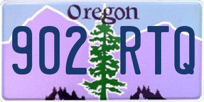 OR license plate 902RTQ