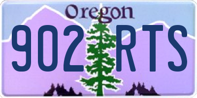 OR license plate 902RTS