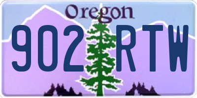 OR license plate 902RTW