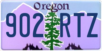 OR license plate 902RTZ