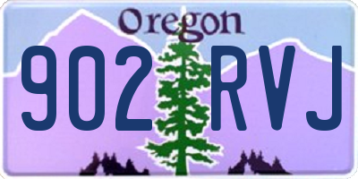 OR license plate 902RVJ